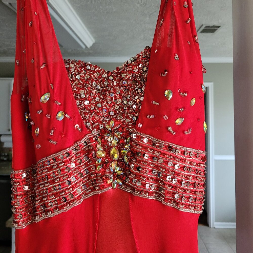 Beautiful Red Lemondrop Formal/Prom Dress